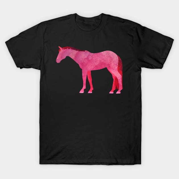 Red Thoroughbred T-Shirt by JodieCWells